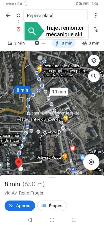 T2 Cosy Proche Des Pistes Lägenhet Briançon Exteriör bild
